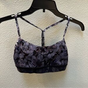 Lululemon athletica Purple Floral Sports Bra Size 4